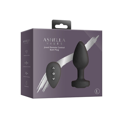 Ashella Vibes - Remote Control Jewel Butt Plug - divasdenau