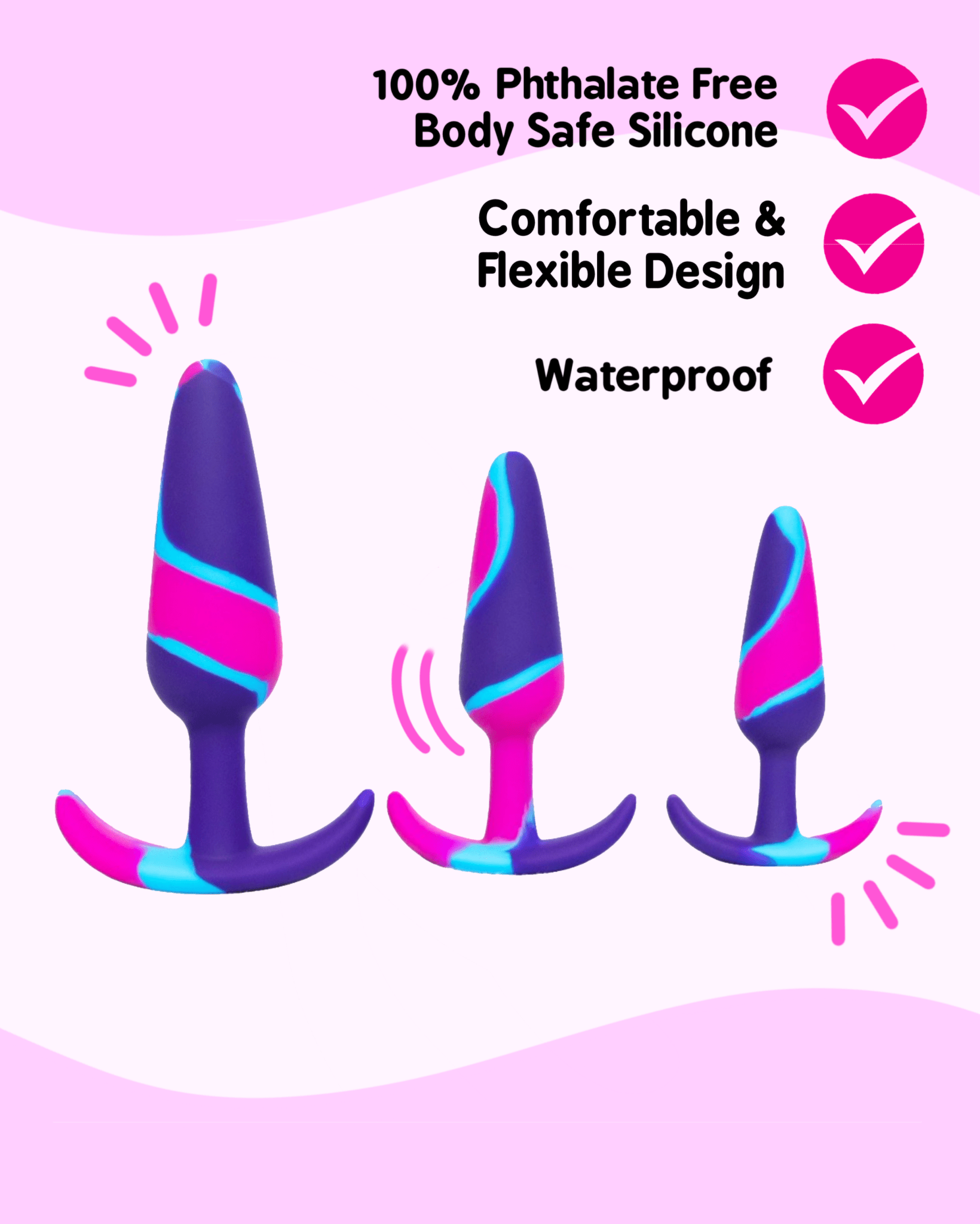 Diva's Den - Soft Touch Plug Set - divasdenau