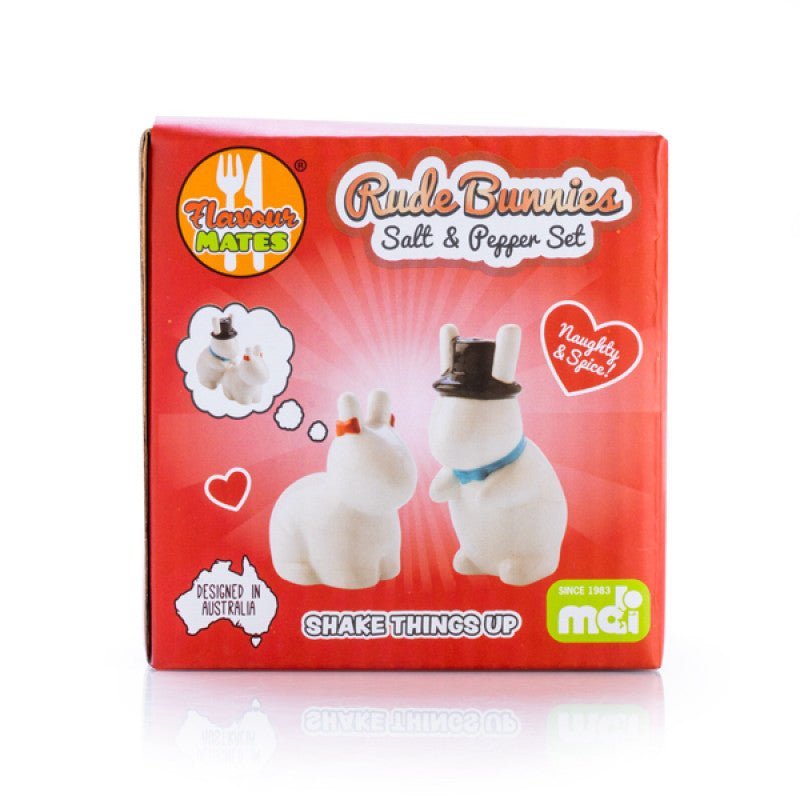 Salt & Pepper Shaker - Rude Bunnies - divasdenau