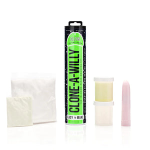 Clone-A-Willy - Glowing Vibrating Penis Cloning Kit - Green