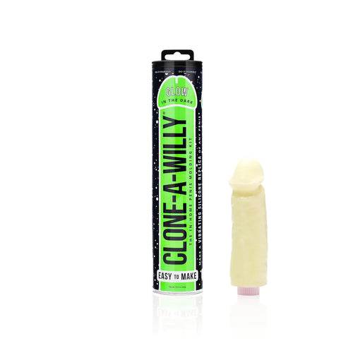 Clone-A-Willy - Glowing Vibrating Penis Cloning Kit - Green