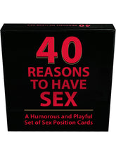 Load image into Gallery viewer, 40 Reasons To Have Sex - Card Game