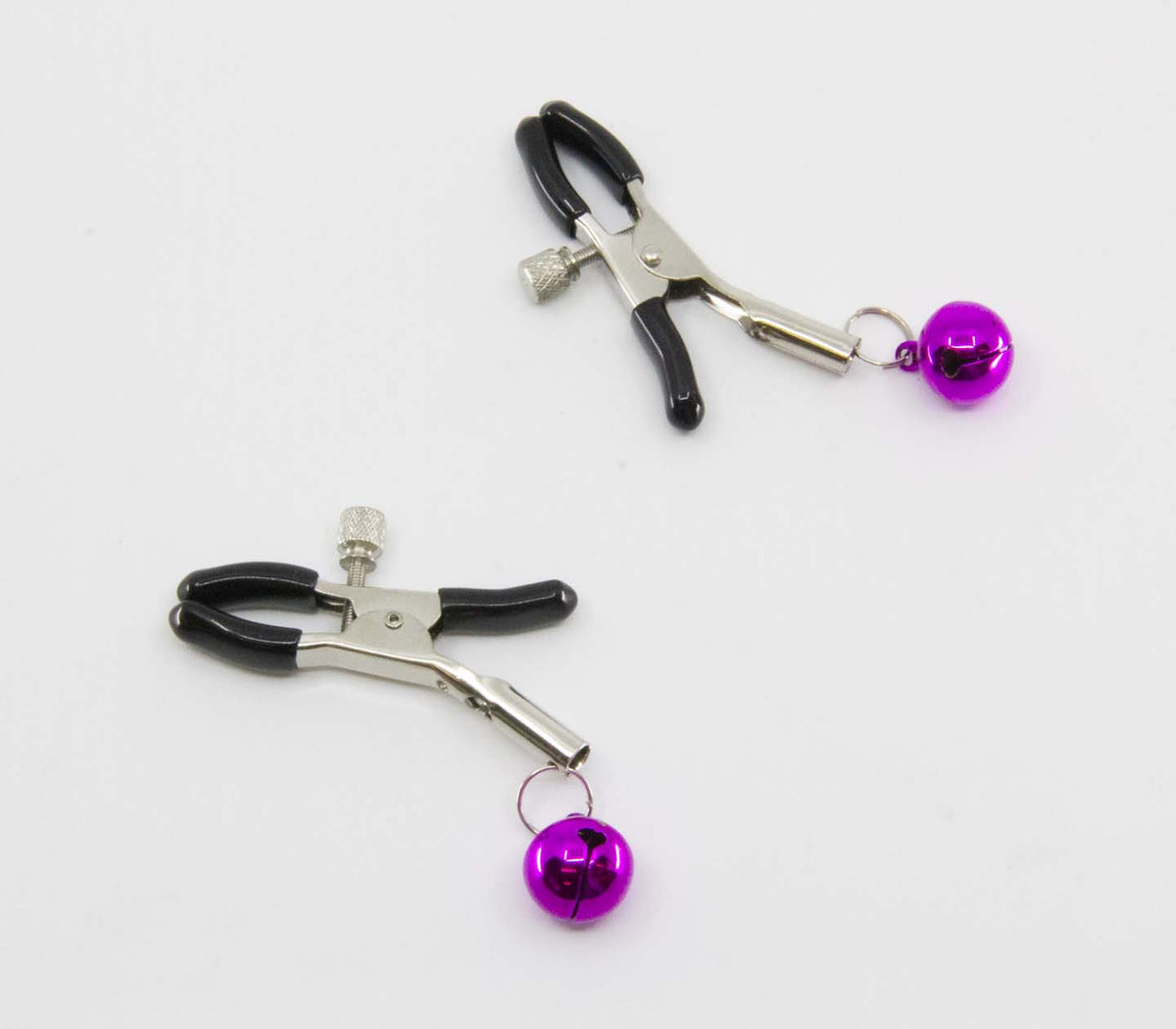 Bell Nipple Clamps - Hot Pink
