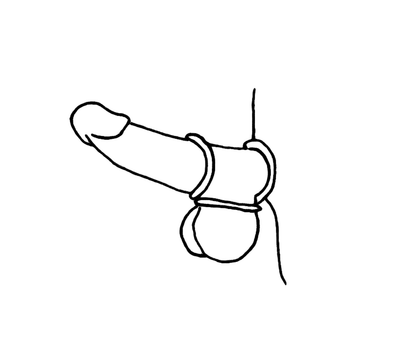 Silicone Fat Boy Cock Ring - Black - divasdenau