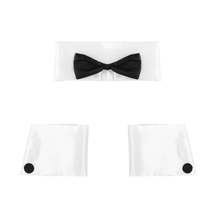 Load image into Gallery viewer, Men’s 4pc Tuxedo Collar/Cuffs&amp;G - String - divasdenau