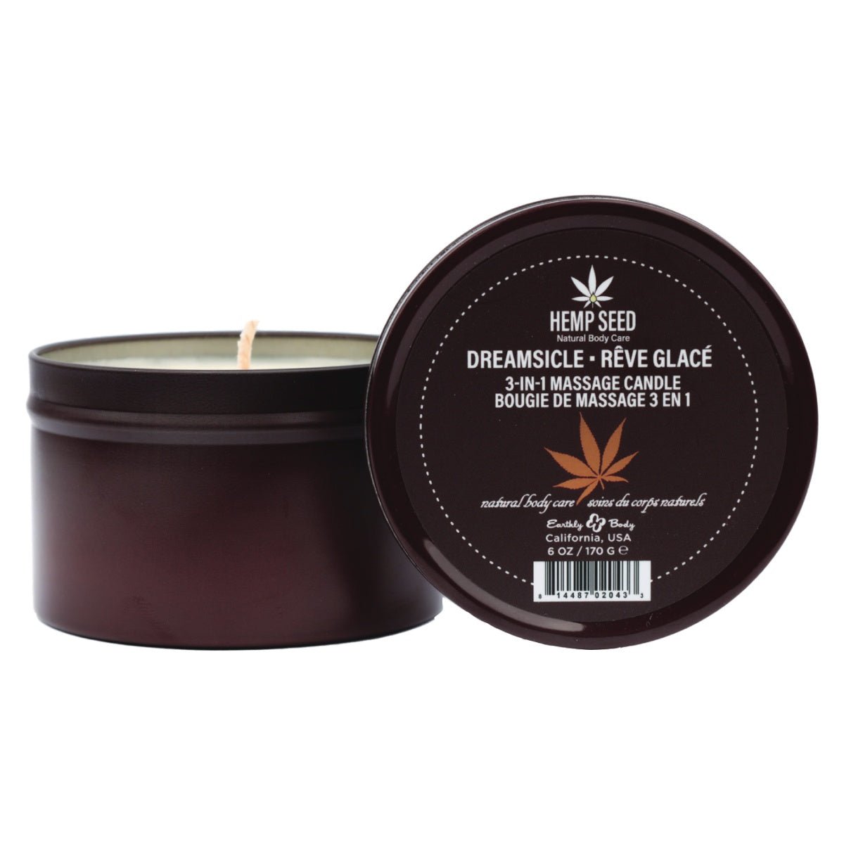 Hemp Seed 3-in-1 Massage Candle - divasdenau