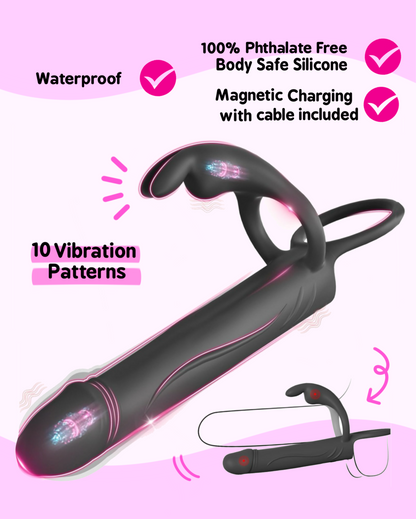 Diva's Den - VibraLink - Wearable Rabbit Vibrator