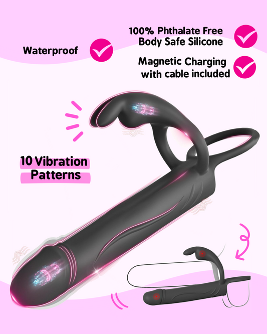 Diva's Den - VibraLink - Wearable Rabbit Vibrator