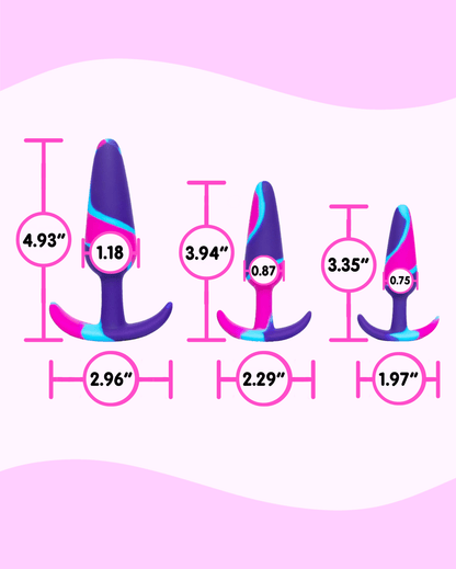 Diva's Den - Soft Touch Plug Set - divasdenau