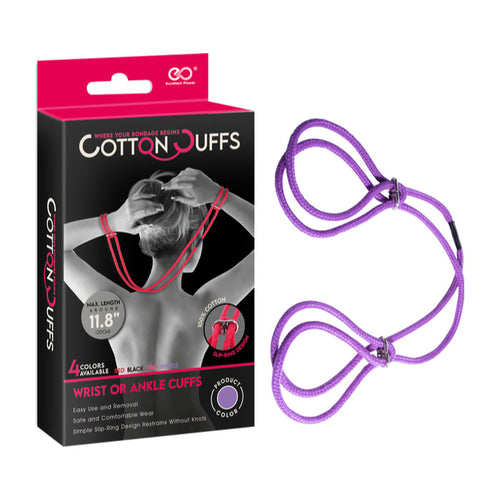 Cotton On Cuffs - Purple