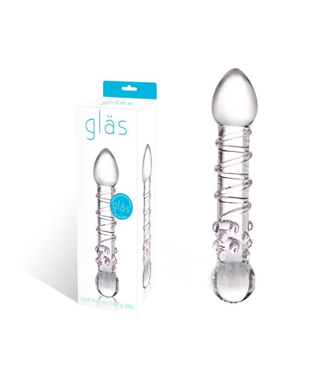 Glas - Staircase Dildo with Full Tip - 7.25" - divasdenau