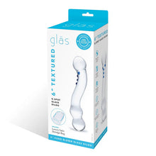 Load image into Gallery viewer, Glass - Curved G-spot Nubbed Dildo - 6"