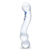 Load image into Gallery viewer, Glass - Curved G-spot Nubbed Dildo - 6"