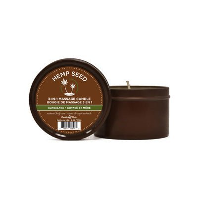 Hemp Seed 3-in-1 Massage Candle - divasdenau