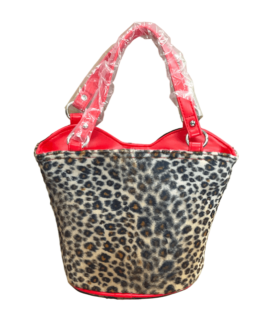 Bustier Handbag - Leopard Print - divasdenau