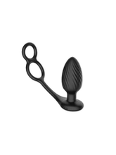 Load image into Gallery viewer, TORNADO COCK AND BALL RING ROTATING AND VIBRATING BUTT PLUG WITH REMOTE CONTROL - divasdenau