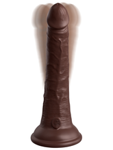 Load image into Gallery viewer, King Cock Elite - Vibrating Dual Density Silicone Cock with Remote - 7"