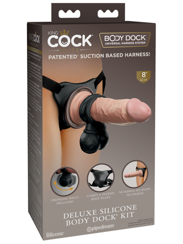 King Cock Elite - Deluxe Silicone Body Dock Kit