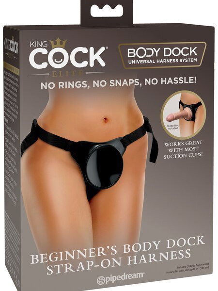 King Cock Elite - Comfy Body Dock Strap-On Harness - divasdenau