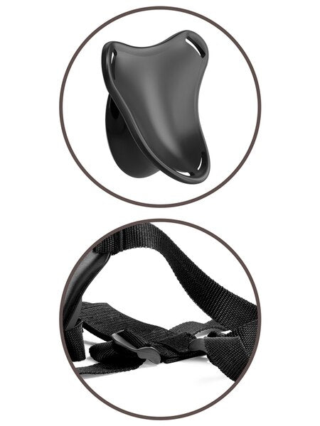 King Cock Elite - Comfy Body Dock Strap-On Harness - divasdenau