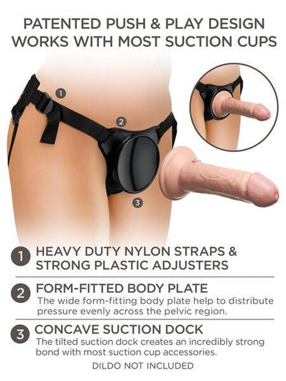 King Cock Elite - Comfy Body Dock Strap-On Harness - divasdenau
