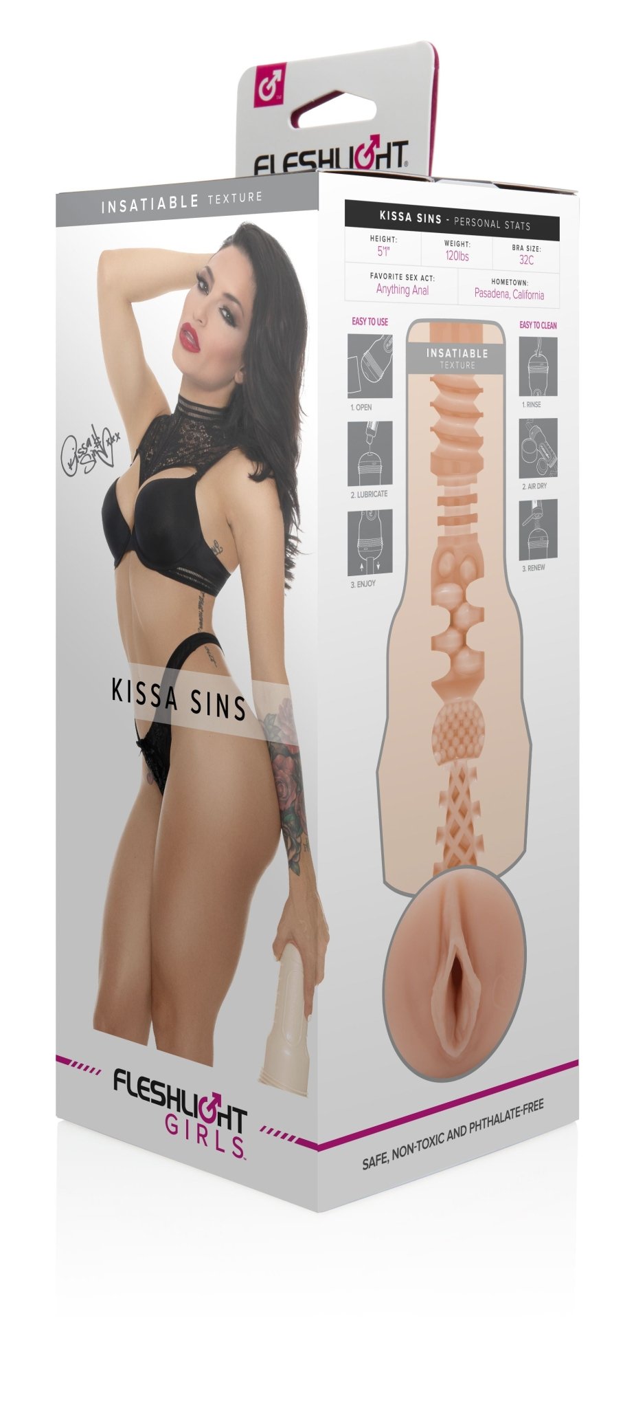 Fleshlight Girls - Kissa Sins - Insatiable - divasdenau