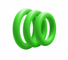 Load image into Gallery viewer, Love in Leather - Silicone Fatboy Cock Ring - 3PC