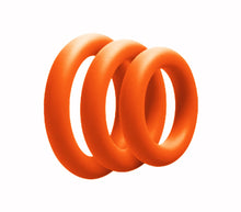 Load image into Gallery viewer, Love in Leather - Silicone Fatboy Cock Ring - 3PC