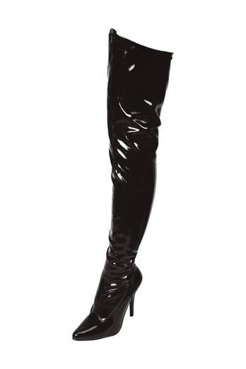 Lapdance - Thigh High Pointed Toe Boot - divasdenau