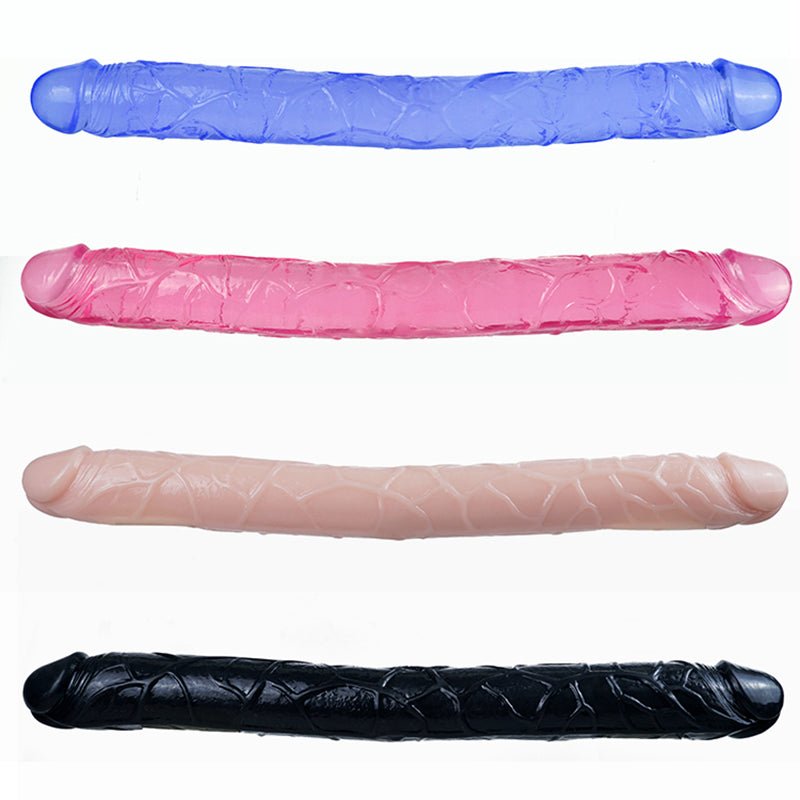 15" Double Dong Dildo - Flesh - divasdenau