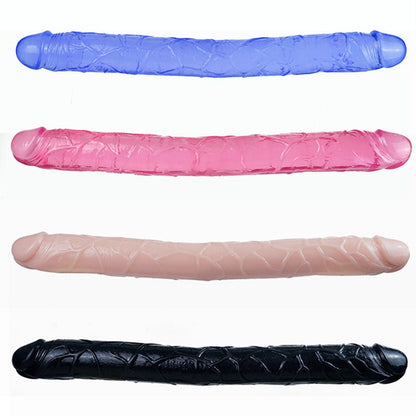 15" Double Dong Dildo - Flesh - divasdenau