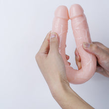 Load image into Gallery viewer, 15" Double Dong Dildo - Flesh