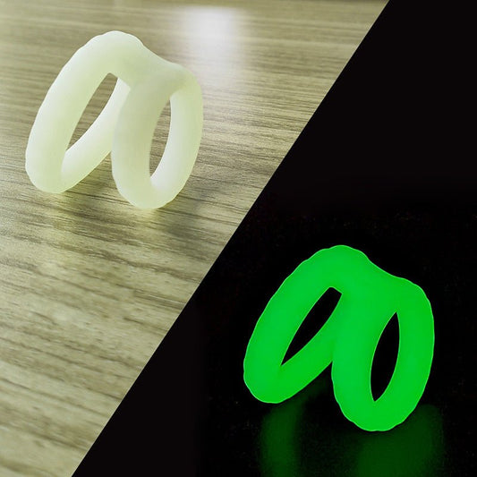 Luminous Cock Ring - Dual Ring - divasdenau