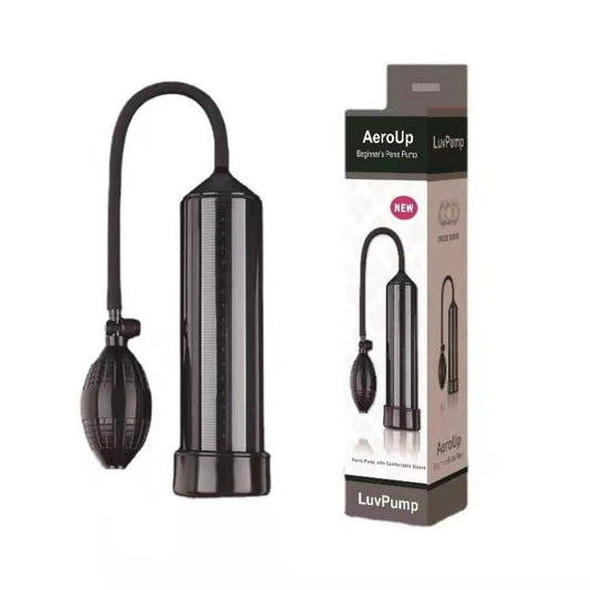 Hand Press Penis Pump - Black - divasdenau