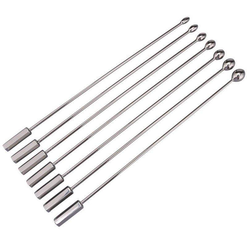 Cum Thru Penis Plug - Urethral Sounding Plug Metal - divasdenau