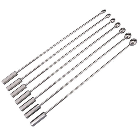 Cum Thru Penis Plug - Urethral Sounding Plug Metal - divasdenau
