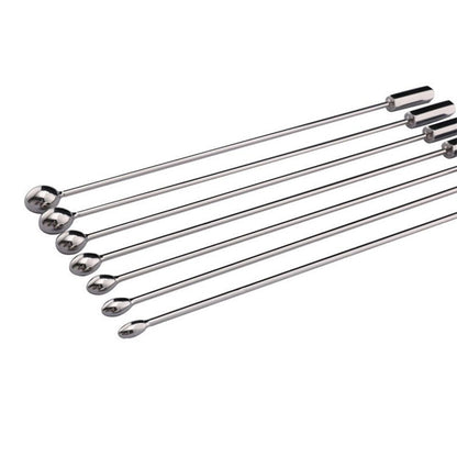 Cum Thru Penis Plug - Urethral Sounding Plug Metal - divasdenau