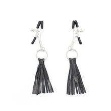 Load image into Gallery viewer, Alloy Nipple Clamp with Leather Tassel