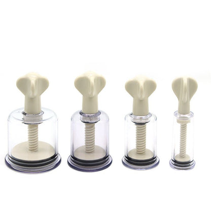 Twisted Nipple and Clit Sucker - All sizes 4pc Set - divasdenau