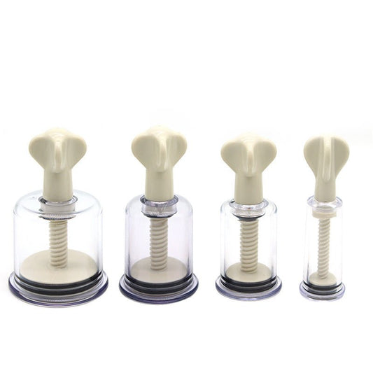 Twisted Nipple and Clit Sucker - All sizes 4pc Set - divasdenau