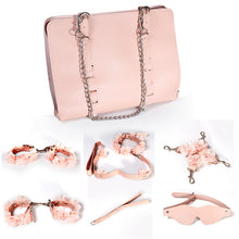 Load image into Gallery viewer, 7pcs Flower Bondage Kit with Storage Bag - Pink