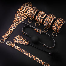 Load image into Gallery viewer, Leopard Bondage Kit with Storage Bag