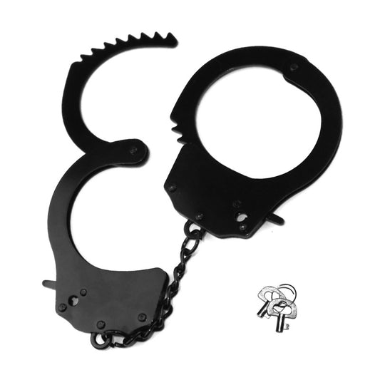 Metal Handcuffs in Black - divasdenau