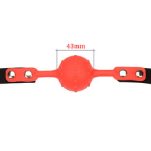 Load image into Gallery viewer, Silicone Ball Gag - Red