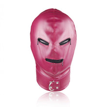 Load image into Gallery viewer, Zipper Open PU Hood - Rose Red