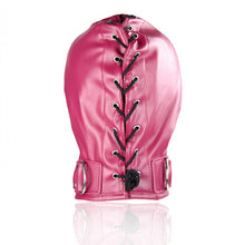 Load image into Gallery viewer, Zipper Open PU Hood - Rose Red