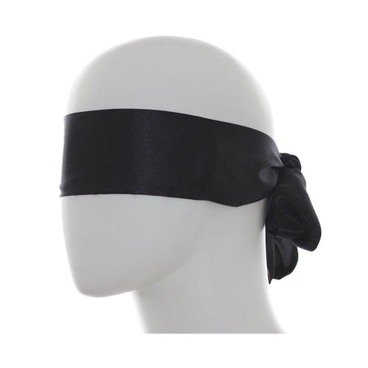 Satin Blindfold - Black - divasdenau