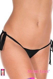 Music Legs - Metallic Tie Side G String - divasdenau