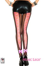 Load image into Gallery viewer, Music Legs - Pantyhose Fishnet Corset Back