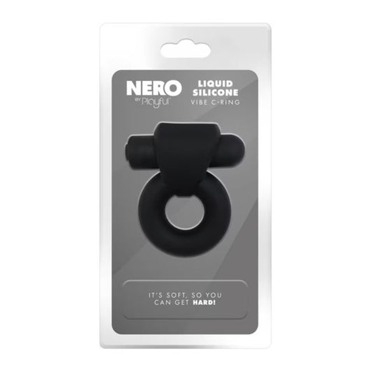 Nero By Playful - Liquid Silicone Vibrating Cock Ring - divasdenau